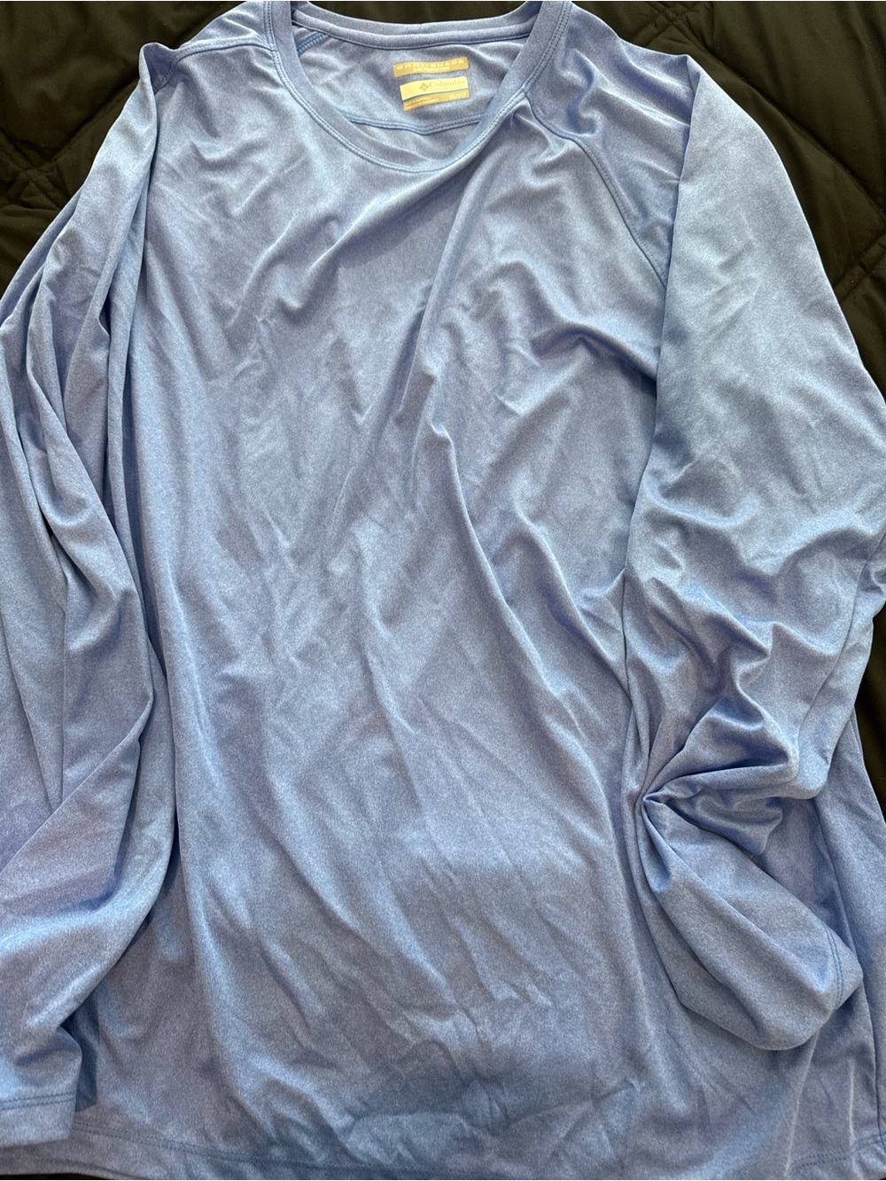 Columbia Light Blue Long-Sleeve Performance Tee